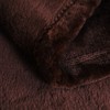 Itopfox Flannel Fleece Blanket Throw, All Season Lightweight Super Soft Cozy Blanket for Bed or Couch in Brown - 4 of 4