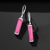 Ross-Simons 12.29 ct. t.w. Pink and White Topaz Drop Earrings in Sterling Silver - 3 of 4