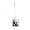 Evergreen &, Door Tag Joiner Text - 2 of 4