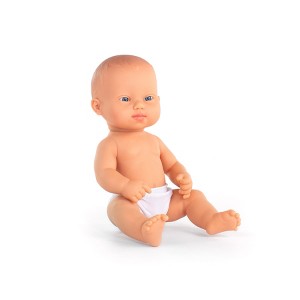 Miniland Baby Doll Caucasian Boy with Down Syndrome, 12-5/8" - 1 of 4