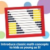 Learning Resources 2-Color Desktop Abacus Frame Color Coded Math Concepts Red: Plastic Counting Kit for Ages 5+ - image 4 of 4