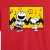 Women's - Peanuts - Charlie And Snoopy Dance Time Cropped Graphic T-Shirt - 2 of 4