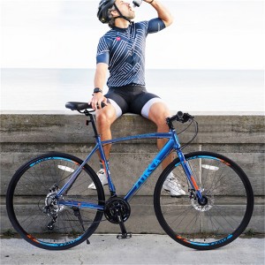 YONWAY 700C Road Bike, 24 Speed Commuter Bicycle, 24 Inch Lightweight Aluminum Frame Racing Bike with Disc Brake System for Men Women - 1 of 4
