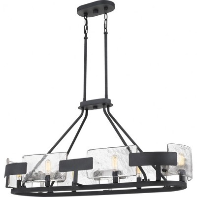 Quoizel Lighting Stratum 6 - Light Island Pendant Light in  Royal Ebony