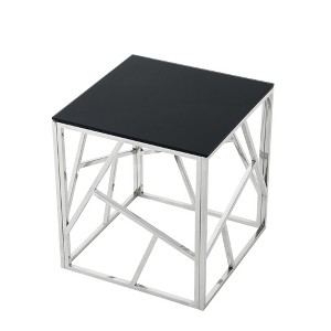 NicBex Modern 48" Rectangle Coffee Table with Geometric Metal Frame for Living Room and Bedroom - 1 of 4