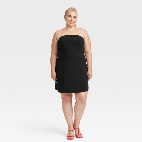 Women’s Mini A-line Dress - A New Day™ Black 22 : Target