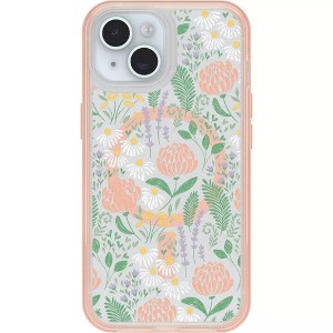 OtterBox SYMMETRY SERIES case w/MagSafe for iPhone 15 - Peachy Bloom (77-94154) - Refurbished - 1 of 3