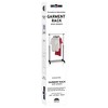 J&V TEXTILES Double Rod Clothing Garment Rack, Rolling Clothes Organizer on Wheels for Hanging Clothes - 2 of 3