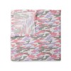 Bacati - Jungle Safari Girls Lilac/Coral Muslin 8 pc Crib Bedding Set with 2 Swaddling Blankets - 3 of 4