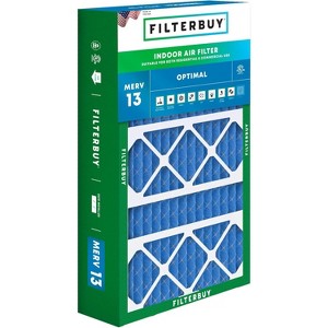 Filterbuy 17x26x4 Air Filter (1-Pack), Pleated MERV 13 Health Defense Replacement HVAC AC Furnace Air Filters Replacement for Lennox - 1 of 4