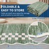Area Rug Large Living Room Scalloped Rug Non Slip Low Pile Bedroom Throw Carpet Soft Modern Bordered Dining Room Rug Stain Resistant Boho Carpet - 4 of 4