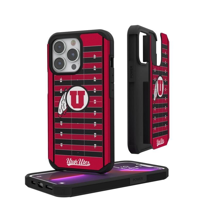 Keyscaper Utah Utes Field Rugged Phone Case, 1 of 2