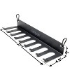 GoSports Baseball & Softball Bat Rack - Holds 16 Bats - Mount on Wall or Clip on Dugout Fence - Black - 3 of 4