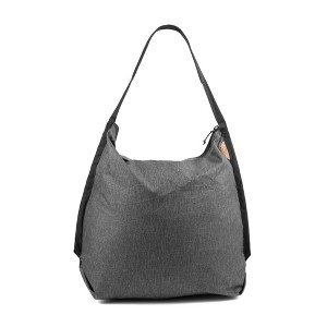 Packable Shopping Tote, Charcoal, Zippable Ultralight Carry-All, Self-Healing Ripstop Shell - 1 of 4