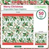 Hachikiko Disposable Luncheon Napkins, 3 PLY, 50 Count - Perfect for Merry Christmas, Holly Jolly Christmas, Winter Holiday Parties - 2 of 4