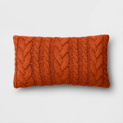 Cable Knit Throw Pillow - Threshold™