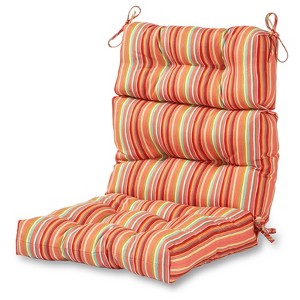 Kensington Garden 24"x22" Outdoor High Back Chair Cushion - 1 of 4