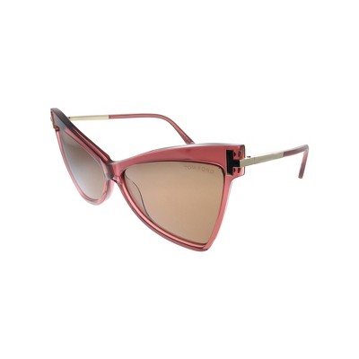 Tom Ford FT 0767 72Y Womens Butterfly Sunglasses Pink 61mm