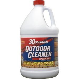 30 SECONDS Outdoor Mold, Mildew, Algae Cleaner, 1 Gallon Concentrate - 1 of 1