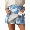 Women's Claudia Floral Print Skort - FLYING TOMATO - 3 of 4