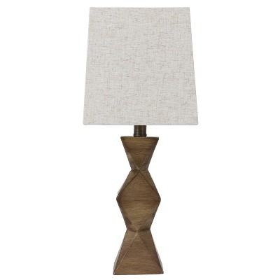 Knox Stacked Diamond Lamp Desert Brown - Decor Therapy