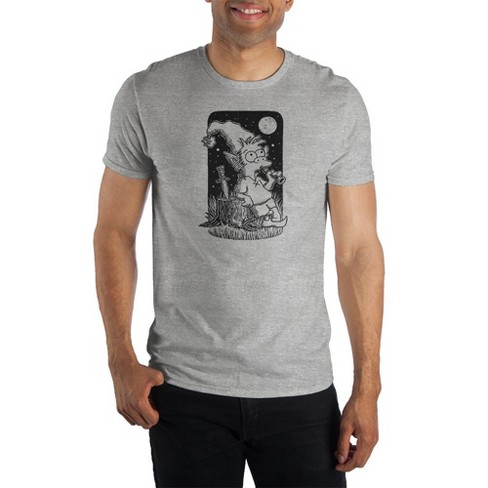 Disenchantment Cartoon Men's Elfo Character Heather Grey Graphic T ...