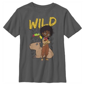 Boy's Encanto Antonio Wild Like The Animals Print T-Shirt - 1 of 4