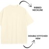 Blu Rock Men's Oversized Heavyweight Cotton Crew Neck Short Sleeve Tee Loose Fit Tops - 4 of 4