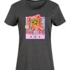 Women's LOL Surprise! Play Dazzle Music Graphic T-shirt Dress - Heather Charcoal - Large - 2 of 4