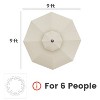 Hyleory 9x9 ft. Squire Cantilever Umbrella - 3 of 3