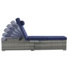 Okak 2-Piece Outdoor PE Wicker Lounge Chair Set,Handwoven Waterproof Chaise Loungers with 5-Position Adjustable for Garden,Deck,Poolside - 4 of 4
