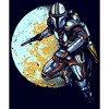 Men's Star Wars The Mandalorian Mandalore's Moon T-Shirt - 2 of 4