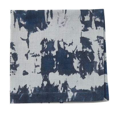 Split P Indigo Printed Napkin Set - Blue