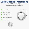 Avery Labels, 2" Diameter, Silver-Metallic Black, Glossy, 120ct - 2 of 4