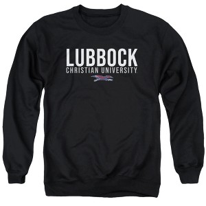 Lubbock Christian University Official Stacked Adult Crewneck Sweatshirt - 1 of 4