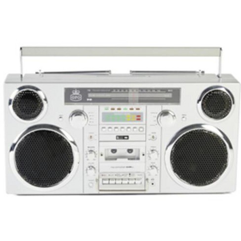 1980S-Style Portable Bluetooth Boombox AM/FM Radio Cassette Player