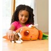 HearthSong Plush Bunny Portable Play Set with Carrot Home and Two Bunnies - image 2 of 4