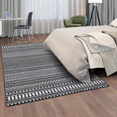 Modern Washable Hallway Runner,Bohemian Rugs ,Non-Slip Non-Shedding Kitchen Entrway Bathroom Floor Mat for Living Room Bedroom