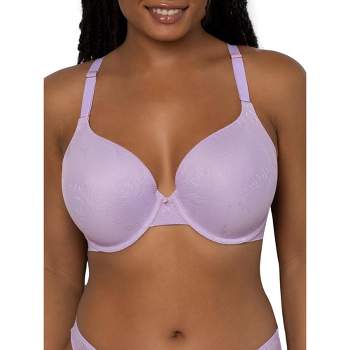 Agnes Orinda Women's Underwire Solid Seamless Comfort Push-Up Bra and  Underwear Set Purple 40D