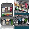 PAVILIA Hanging Toiletry Bag Women Men, Foldable Large Travel Cosmetic Organizer, Water Resistant Makeup Toiletries Essentials Kit - 4 of 4