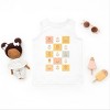 The Juniper Shop Checkered Floral Chart Toddler Tank - 2T - White - 3 of 4