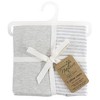 Touched by Nature Baby Organic Cotton Toddler Pillowcase, Heather Gray, One Size - 2 of 2