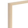 Creative Mark Ambiance Unfinished Deep Gallery Frame, Open Back Natural Wood Frames for Canvas and Mounted Artwork, 3/4" Face, 1-1/4" Deep, No Glass - 2 of 4