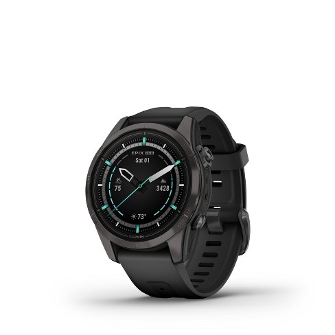 Garmin epix Pro (Gen 2) Sapphire Edition Carbon Gray DLC Titanium 47mm with  Black Band