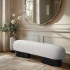 Meridian Furniture,Robertson Boucle Fabric Bench - 2 of 4