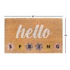 RugSmith Multi Machine Tufted Hello Spring Doormat - 2 of 4