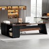 Tribesigns Modern 78" L-Shaped Executive Desk with Drawers and Lateral File Cabinet - 2 of 4