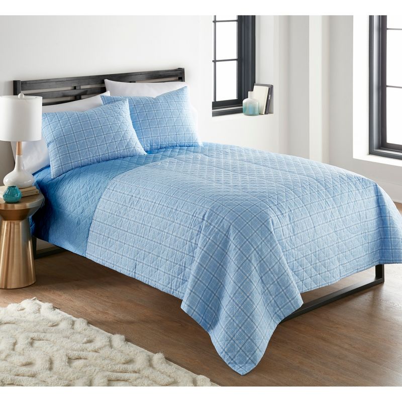Seersucker 6-in-1 Premium Quilt Set by Shavel Home Products, 1 of 8