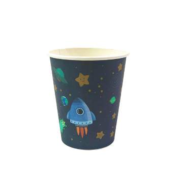 Anna + Pookie Boy Astronaut Party Cups 8 ct.