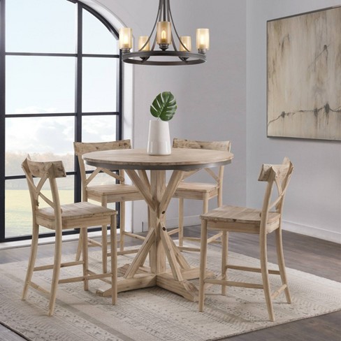 Counter height deals round dining set